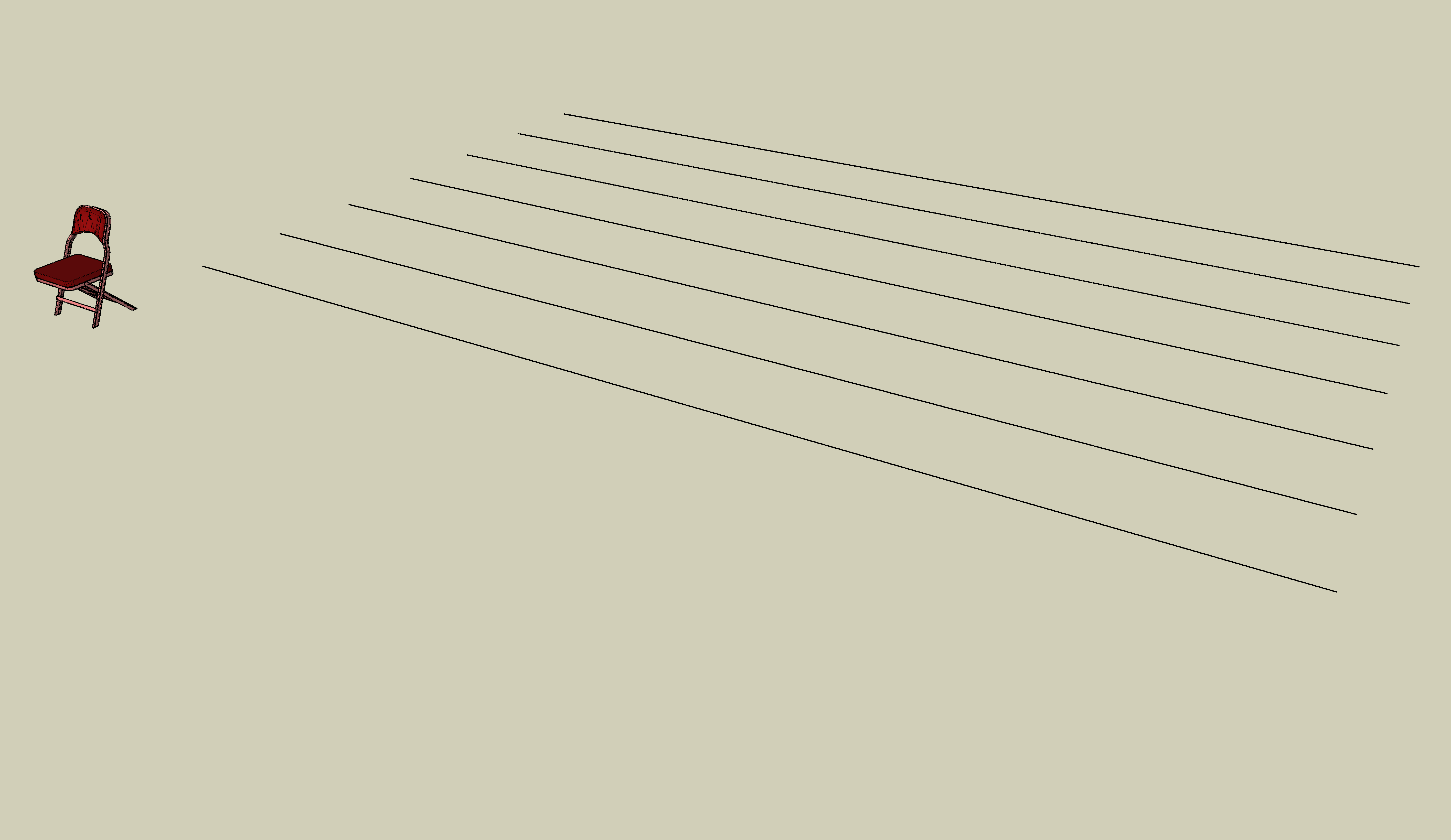 Padded Folding Chair scatter.shaded.png
